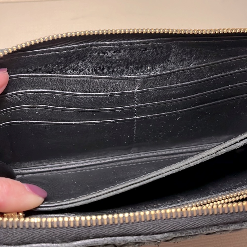 Miu Miu Quilted Black Leather Wallet - image 7